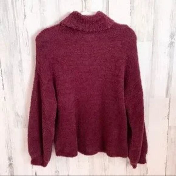 SO Soft & Cozy Fuzzy Cowl Neck Sweater XL - Picture 3 of 3